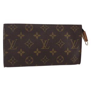 LOUIS VUITTON Monogram Bucket GM Accessory Pouch LV Auth bs31224